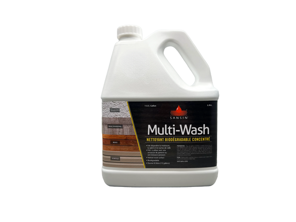 Sansin Multi-Wash - Exterior Wood and Siding Cleaner