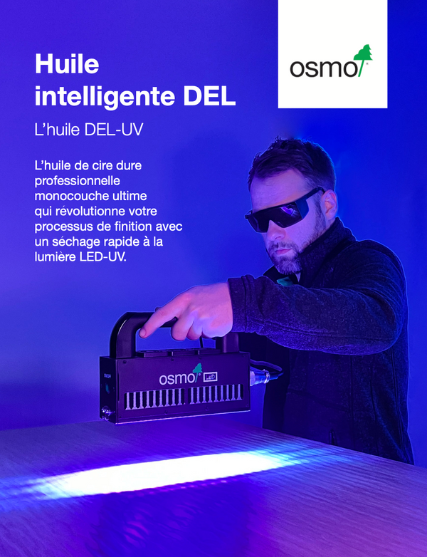 Lampe LED‑UV Osmo 15 W – Poignée portative